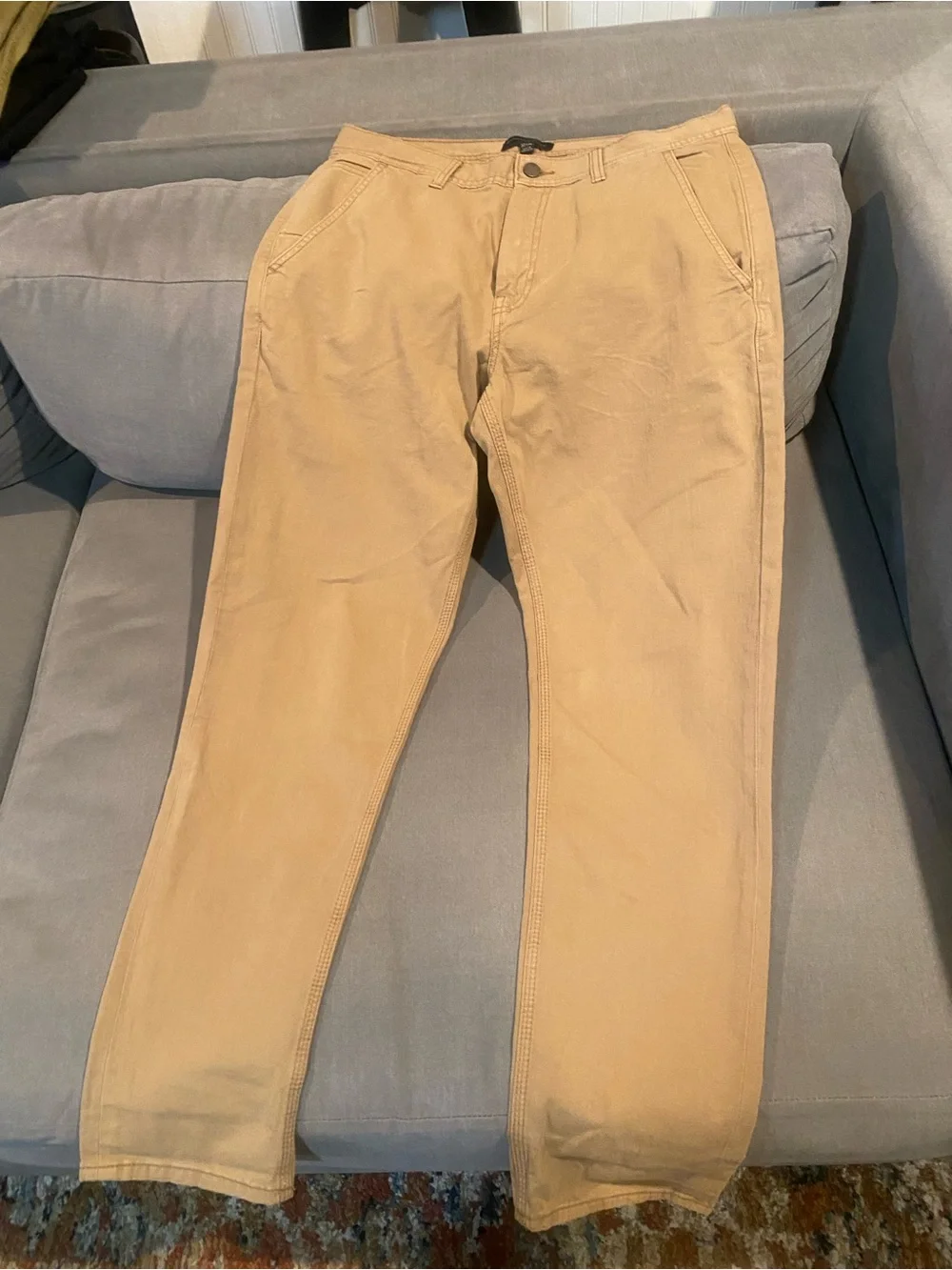 Banana Republic Men's Khaki Chino Pants - Light Tan